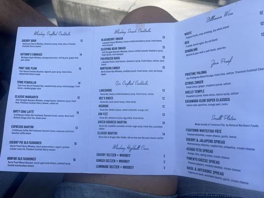 Menu photo 8 Traverse City Whiskey Traverse City, MI