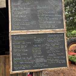 Shelburne Farm - Cider Barn Menu