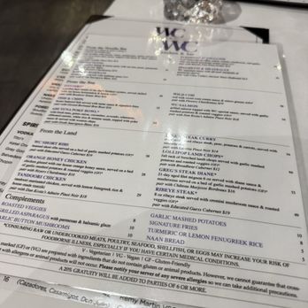 WC kitchen & bar - Menu - American Near Me - Walnut Creek, California WC kitchen & bar - Menu - American Near Me - Walnut Creek, California