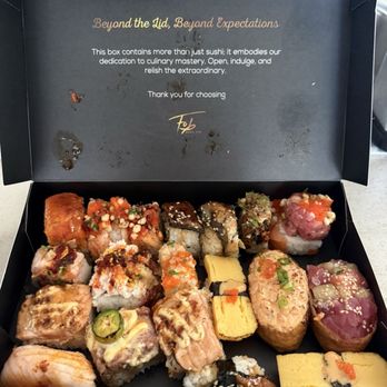 FOB Sushi Bar - Sushi haul for two people - Sushi Bars Near Me - Seattle, Washington