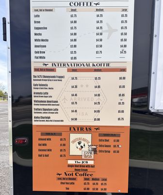 Menu photo 2 Trotters Koffie Nampa, ID