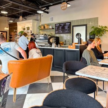 The Perfect Press Coffee - bar area and seating - Coffee & Tea Near Me - Tampa, Florida The Perfect Press Coffee - bar area and seating - Coffee & Tea Near Me - Tampa, Florida