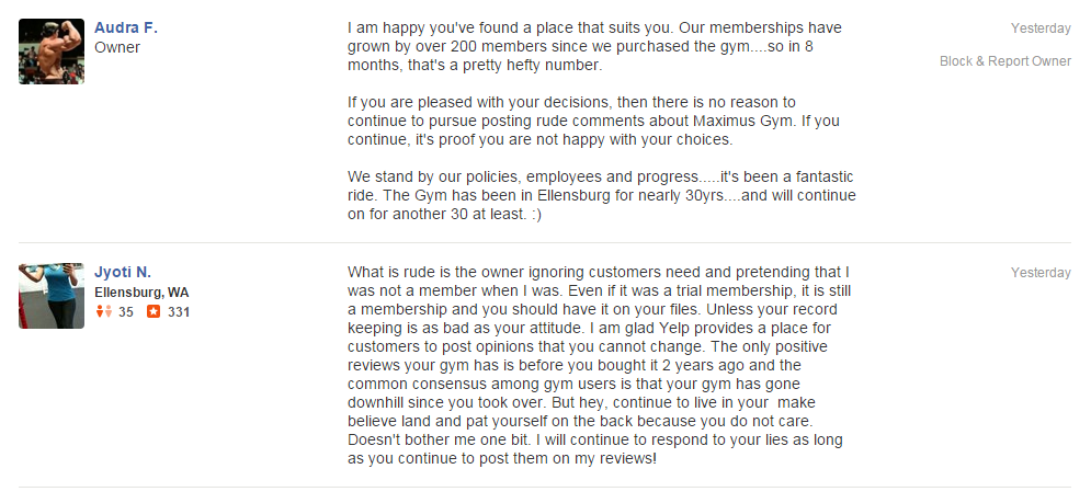 Social spots from Maximus Gym