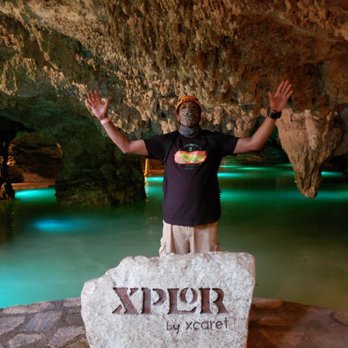 Xplor Park - About to do the cenotes swim - Amusement Parks Near Me - Playa del Carmen, ROO