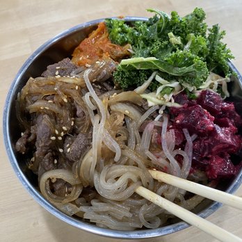 Riccup - Build Your Own: Glass noodles, bulgolgi beef, kale salad, kimchi, and beet salad - Asian Fusion Near Me - Winter Park, Florida Riccup - Build Your Own: Glass noodles, bulgolgi beef, kale salad, kimchi, and beet salad - Asian Fusion Near Me - Winter Park, Florida