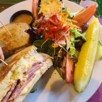Terra Rustica Ristorante Italiano - Corned beef Ruben wsandwich with a salad - Italian Near Me - Briarcliff Manor, New York Terra Rustica Ristorante Italiano - Corned beef Ruben wsandwich with a salad - Italian Near Me - Briarcliff Manor, New York