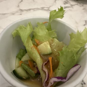 Exotic Thai Restaurant - Salad with the lunch special - Thai Near Me - Davenport, Iowa