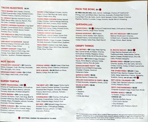 Menu photo 1 Taco Bamba Rockville Rockville, MD Menu photo 1 Taco Bamba Rockville Rockville, MD