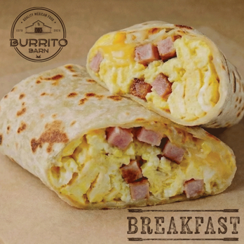 Burrito Barn - Ham and Cheese Breakfast Burrito - Tacos Near Me - Atwood, Colorado