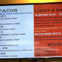 Left Side of Menu