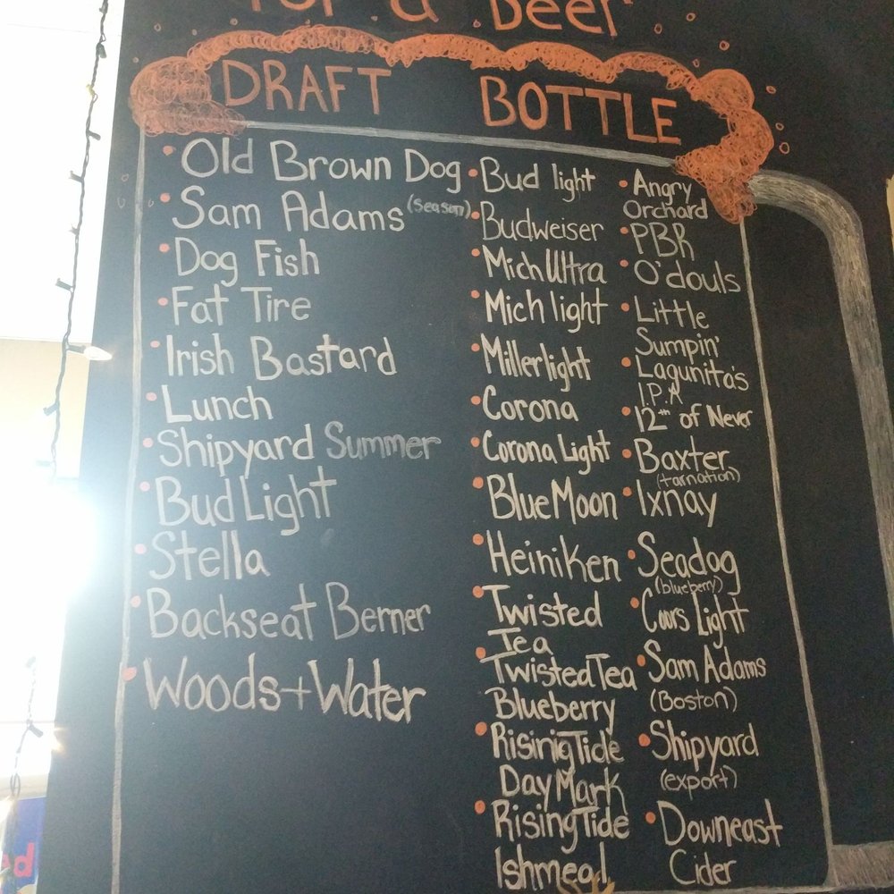 Beer list Beer list