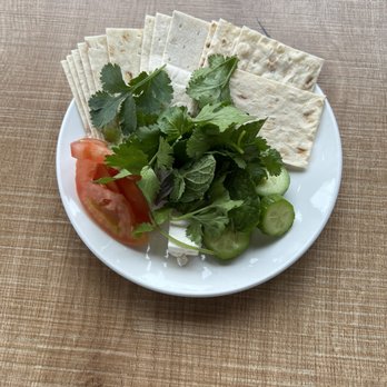 Lavash - Complimentary sabzi - Persian/Iranian Near Me - San Francisco, California