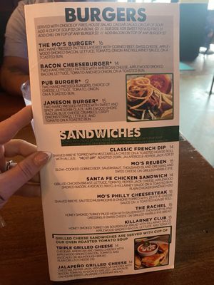 Menu photo 5 Mo's Irish Pub Cypress, TX