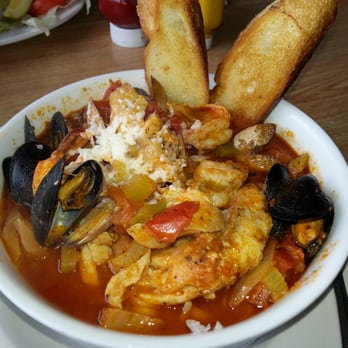 The Wharf - Seafood Cioppino-The BEST I've ever had! - Seafood Near Me - Fort Bragg, California
