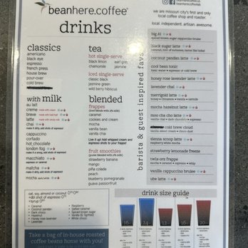 Bean Here Coffee - menu - Coffee & Tea Near Me - Missouri City, Texas Bean Here Coffee - menu - Coffee & Tea Near Me - Missouri City, Texas