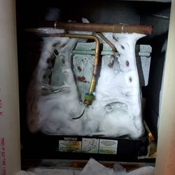 Espenshade Plumbing & Heating - Our frozen unit.
