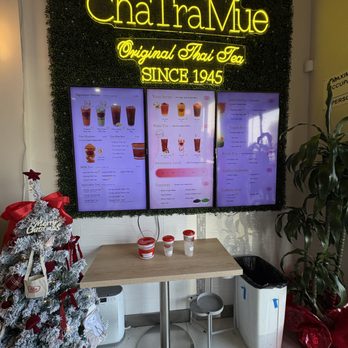 ChaTraMue Original Thai Tea - Menu (as of December 2025) - Bubble Tea Near Me - Rosemead, California