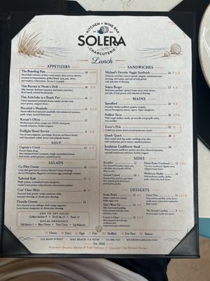 Menu photo 3 Solera Seal Beach, CA Menu photo 3 Solera Seal Beach, CA