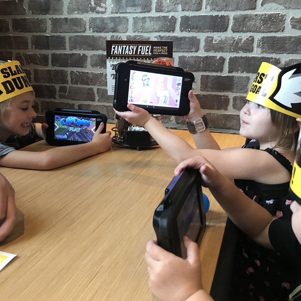 Buffalo Wild Wings - They have tablets for the kids! - Sports Bars Near Me - Joplin, Missouri