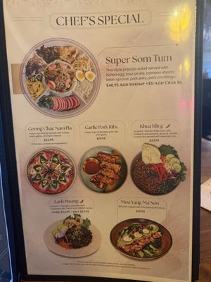 Menu photo 4 Weera Thai - Rainbow Las Vegas, NV