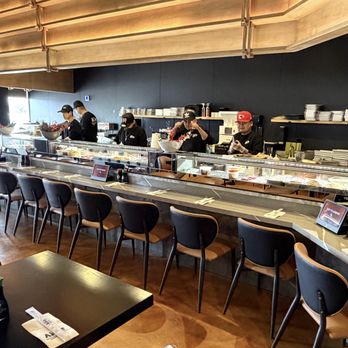 Aioe - Sushi Bar Area and Cheerful Staff - Sushi Bars Near Me - Overland Park, Kansas
