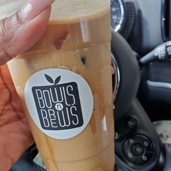 Bowls N Brews - Carmel Cold Brew.... with COFFEE ICE CUBES?! - Juice Bars & Smoothies Near Me - Santee, California Bowls N Brews - Carmel Cold Brew.... with COFFEE ICE CUBES?! - Juice Bars & Smoothies Near Me - Santee, California