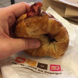 Dunkin' - The sweet black pepper bacon sandwich is amazing.