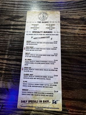 Menu photo 1 Jack Brown's Greenville, NC