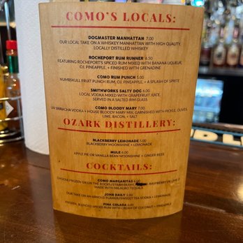 Como Smoke and Fire - Drink menu - Barbeque Near Me - Columbia, Missouri Como Smoke and Fire - Drink menu - Barbeque Near Me - Columbia, Missouri