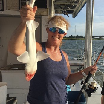 Avalon Lady Fishing - Sand Shark caught in the calm back bays in Avalon, NJ - Boating Near Me - Avalon, New Jersey Avalon Lady Fishing - Sand Shark caught in the calm back bays in Avalon, NJ - Boating Near Me - Avalon, New Jersey