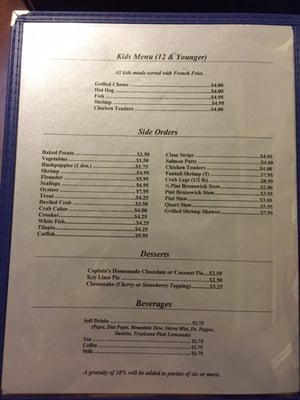 Menu photo 6 Captain Stanley's Calabash Seafood Raleigh, NC Menu photo 6 Captain Stanley's Calabash Seafood Raleigh, NC