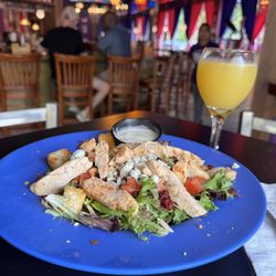 The "Rhythm & Bleus" Salad with a mimosa for brunch, or course!