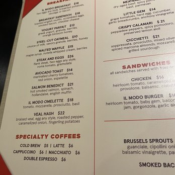 il Modo - Breakfast menu - Italian Near Me - Fort Worth, Texas il Modo - Breakfast menu - Italian Near Me - Fort Worth, Texas