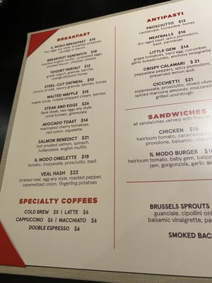 Menu photo 7 il Modo Fort Worth, TX Menu photo 7 il Modo Fort Worth, TX