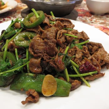 Masterpiece - Fried Lamb Cumin with cilantro, snow peas, garlic, jalapenos. - Szechuan Near Me - Duluth, Georgia Masterpiece - Fried Lamb Cumin with cilantro, snow peas, garlic, jalapenos. - Szechuan Near Me - Duluth, Georgia