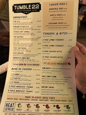 Menu photo 1 Tumble 22 San Marcos, TX Menu photo 1 Tumble 22 San Marcos, TX