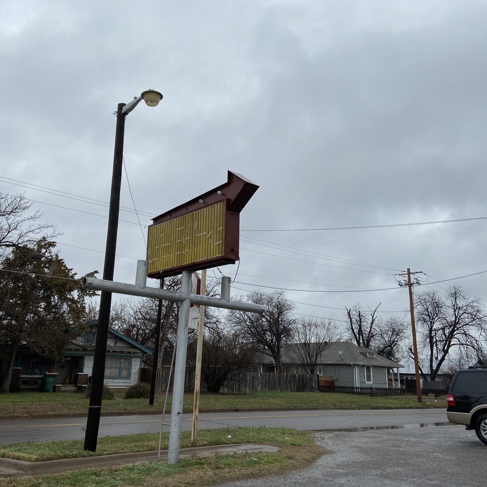 Fred's Corner Grille - a sign for the restaurant - Burgers Near Me - Vernon, Texas