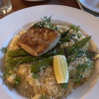 Catch 27 - Spring risotto with mahi mahi - Southern Near Me - Saint Augustine, Florida Catch 27 - Spring risotto with mahi mahi - Southern Near Me - Saint Augustine, Florida