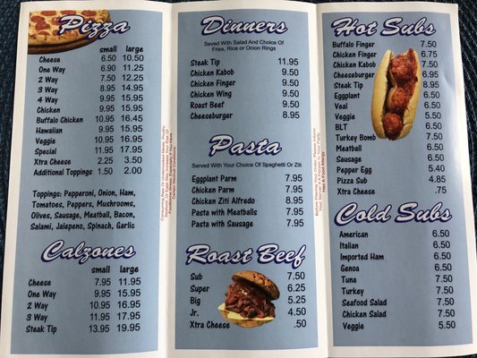 Menu photo 2 Seaside Pizza Nahant, MA Menu photo 2 Seaside Pizza Nahant, MA