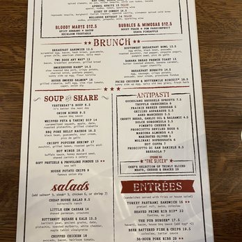 Culinary Dropout - Menu - New American Near Me - Austin, Texas