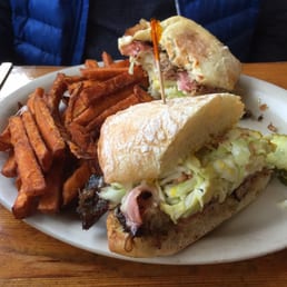 Pulled Pork Cubano Sandwich