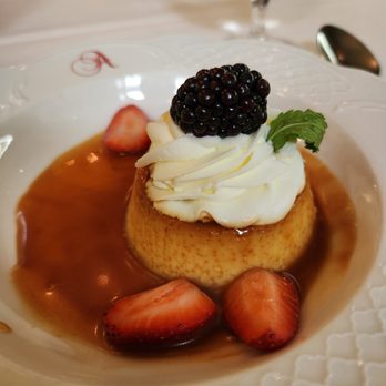 Taberna del Alabardero - The flan is very heavy on cinnamon! - Spanish Near Me - Washington, DC, District of Columbia