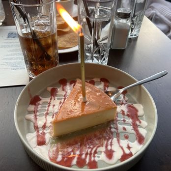 Blu Seafood - We celebrated a wedding anniversary and received a complimentary flan.  Thoughtful and yummy. - Seafood Near Me - Gilbert, Arizona