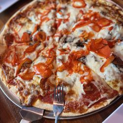 Deluxe pizza (The Union Jack to be precise)