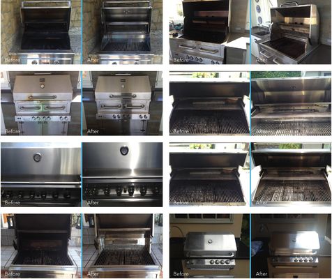 Before and After pictures - South Bay Grill Cleaning is a professional grill cleaning and repair service. We bring grills back to life by cleaning every part of your BBQ grill or getting you the right parts.  
Located in the South Bay of Los Angeles, we focus on cleaning residential and commercial BBQ grills. The process starts with an assessment of your grill and ends up with your grill functioning and looking like new. Whether that be a repair, or a full deep grill cleaning, we have the solution that is best for you.

All our grill cleaning products are eco-friendly, biodegradable, and have no harmful odors or fumes.

Schedule a cleaning or repair.
To set up a grill cleaning, repair or service, fill out the form below and we will contact you. Please describe the service you are looking for and write your address and the times that work best for you in the message field below.