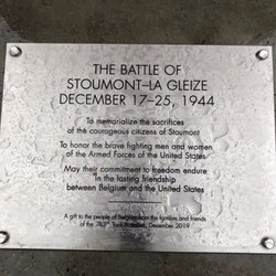 743rd Tank Battalion Memorial - The plaque at the base says it all.
