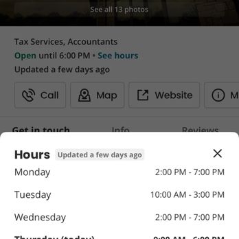 H&R Block - AFTER TAX DUE DAY -HOURS seen online April 17, 2025. CALL FOR APPOINTMENT-OR WALK-IN. - Tax Services Near Me - New York, New York H&R Block - AFTER TAX DUE DAY -HOURS seen online April 17, 2025. CALL FOR APPOINTMENT-OR WALK-IN. - Tax Services Near Me - New York, New York