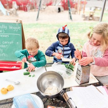 Agape Adventure Academy - St Louis Christian School, St Louis Forest School, students learning to cook - Preschools Near Me