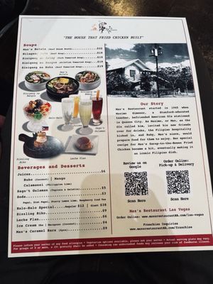 Menu photo 4 Max's Restaurant Las Vegas, NV Menu photo 4 Max's Restaurant Las Vegas, NV