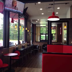 Sheetz - Inside dining room, has outside tables and chairs
